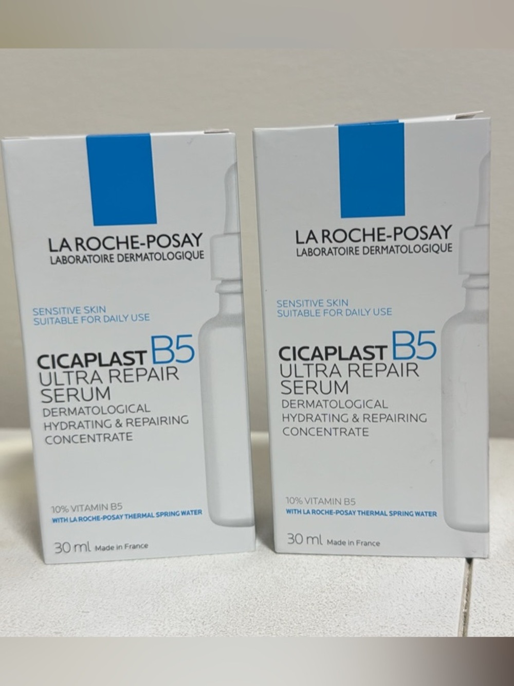 NEW La Roche-Posay Cicaplast B5 Ultra Repair Serum Duo - Set of 2 (30ml each)